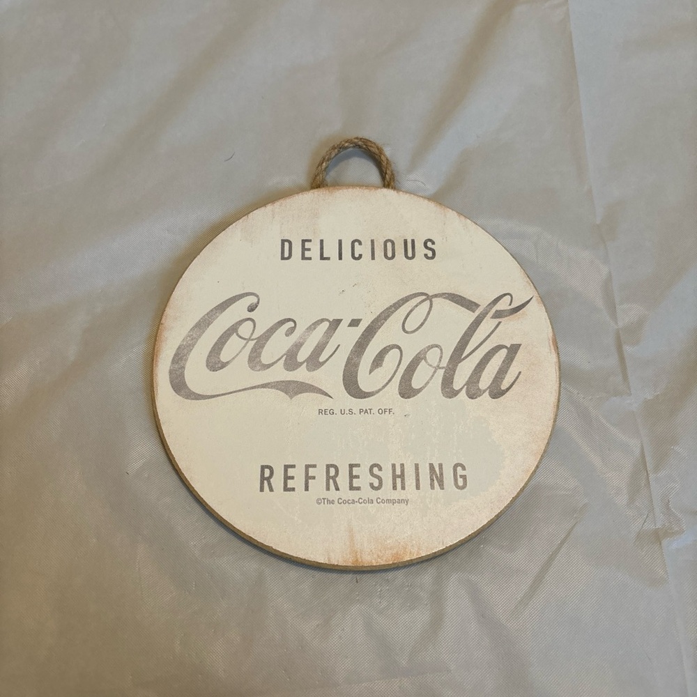 Circular Coca-Cola Sign